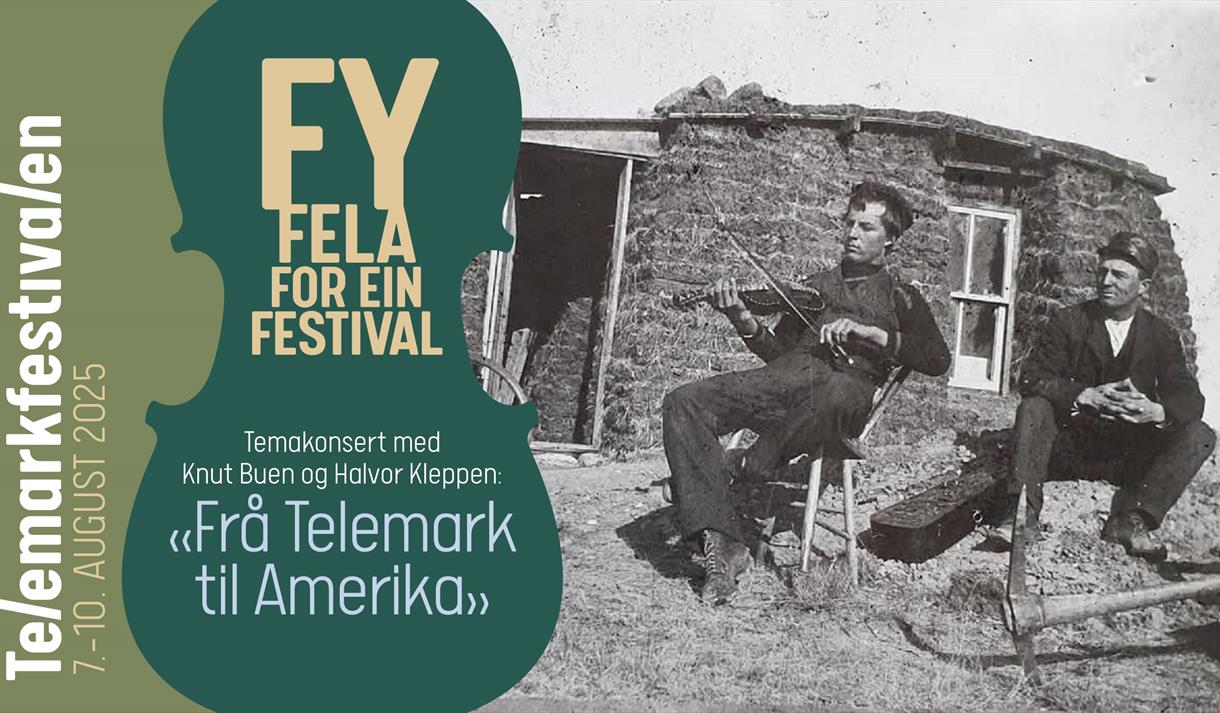 plakat til "Telemarkfestivalen 2025"