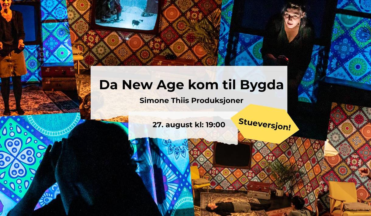 plakat til "Da New Age kom til Bygda"