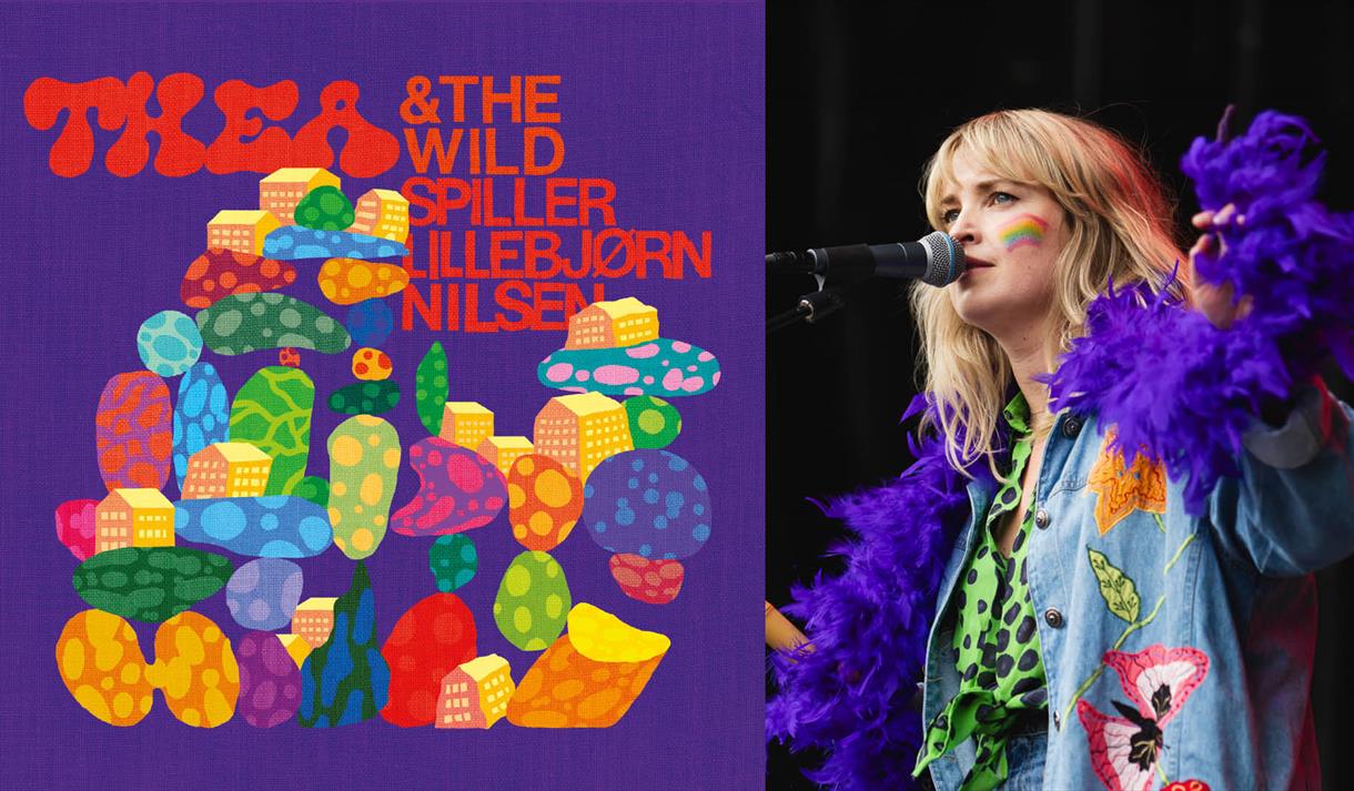 plakat til "Thea & The Wild spiller Lillebjørn Nilsen"