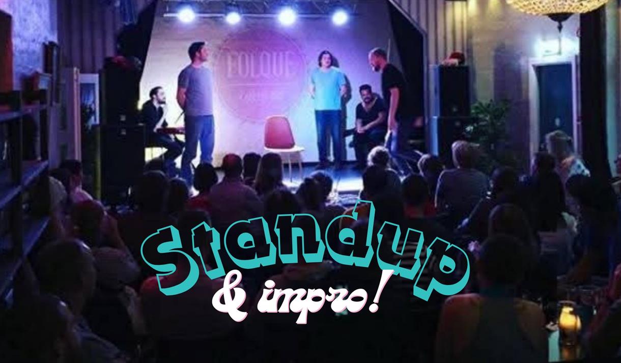 plakat til "Standup og Improshow"