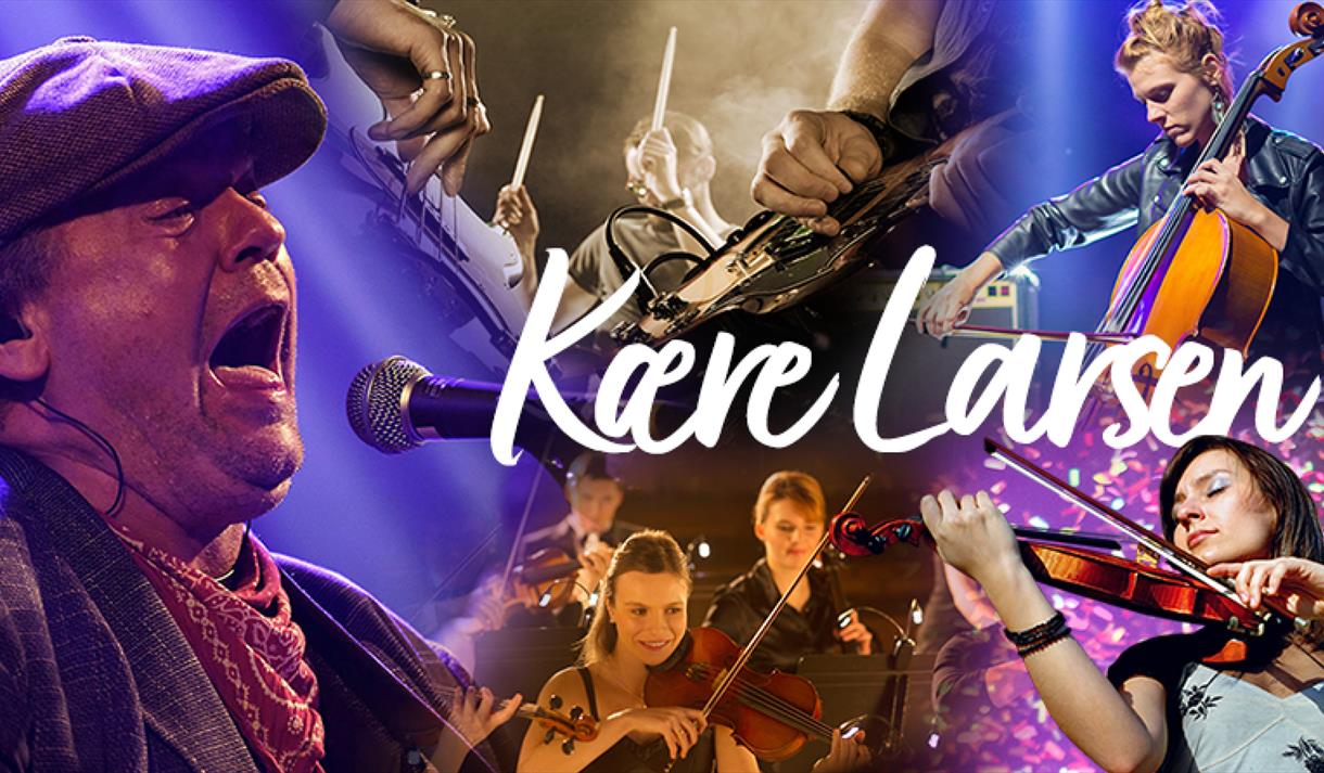 Plakat til "En hyllestkonsert til Kim Larsen"