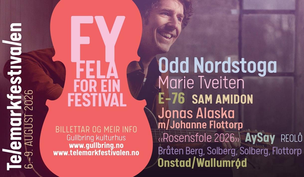 plakat til ""Telemarkfestivalen"