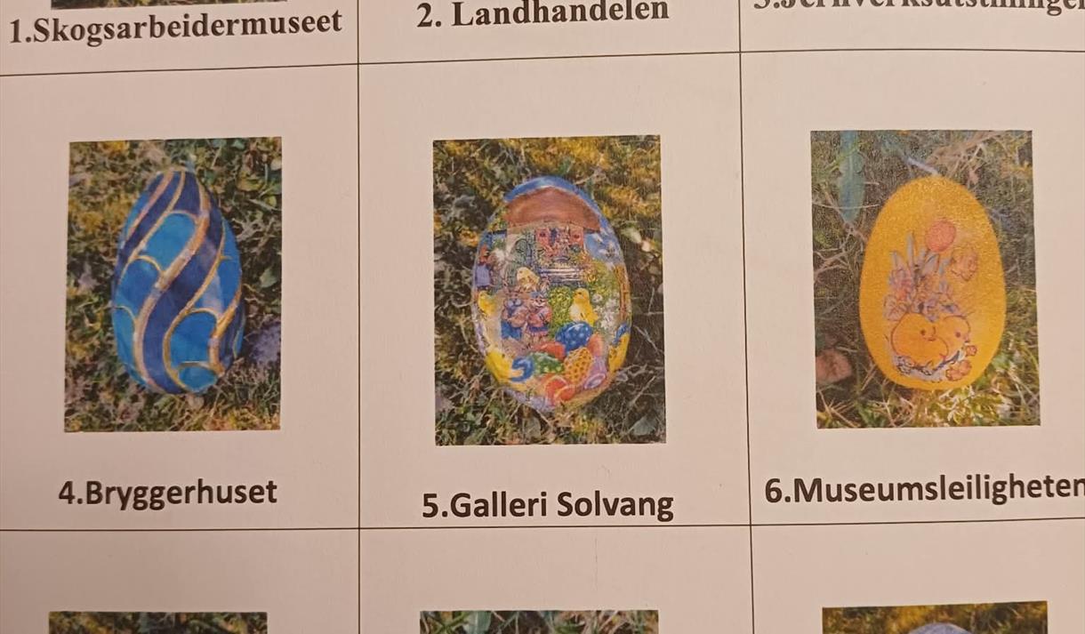 Påske-egg på Øvre verket