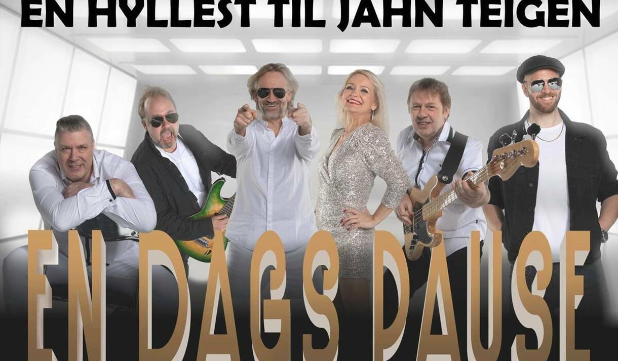 plakat til "En Dags Pause- en hyllest til Jahn Teigen"