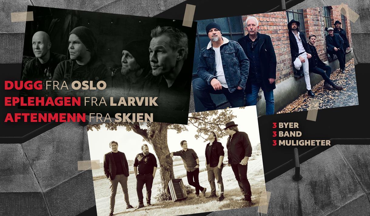 plakat til " Tre Retters Rock"