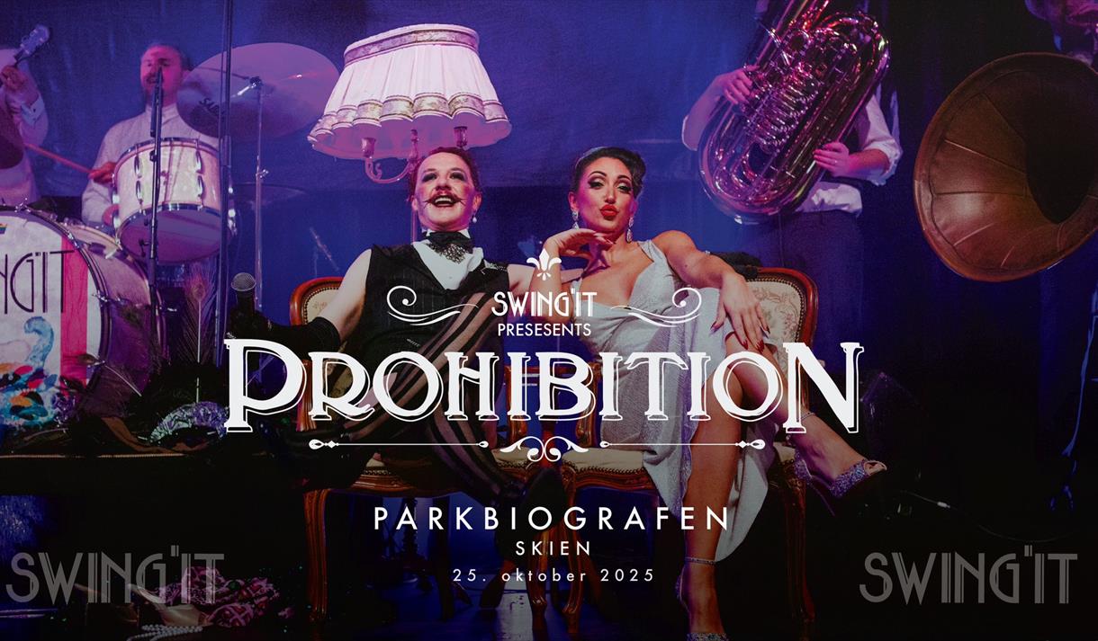 plakat til "Prohibition Party Skien"