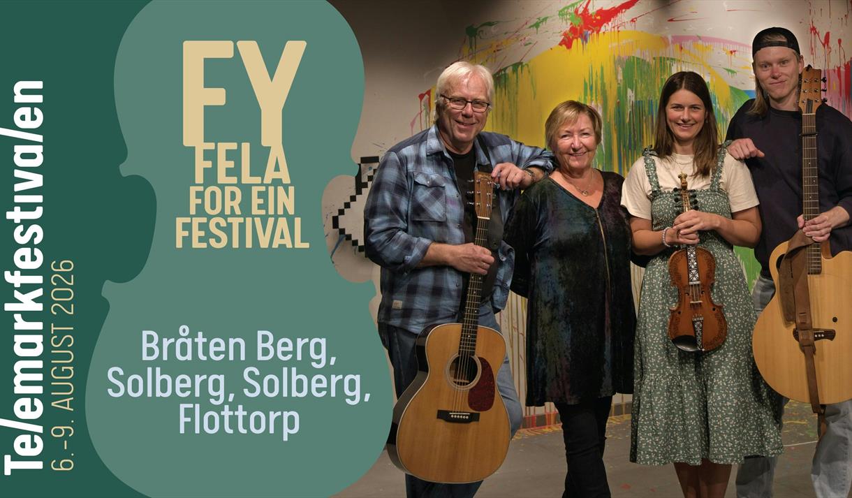 plakat til "Telemarkfestivalen 2026"