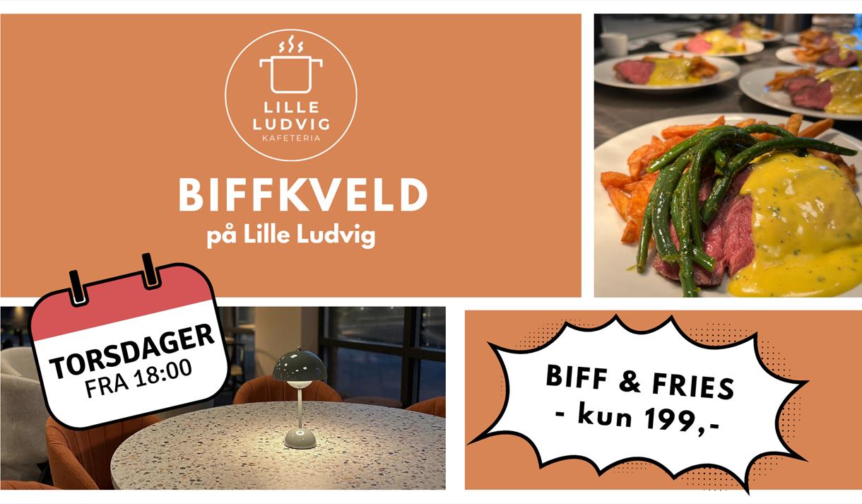 Bifftilbud hver torsdag på Lille Ludvig!