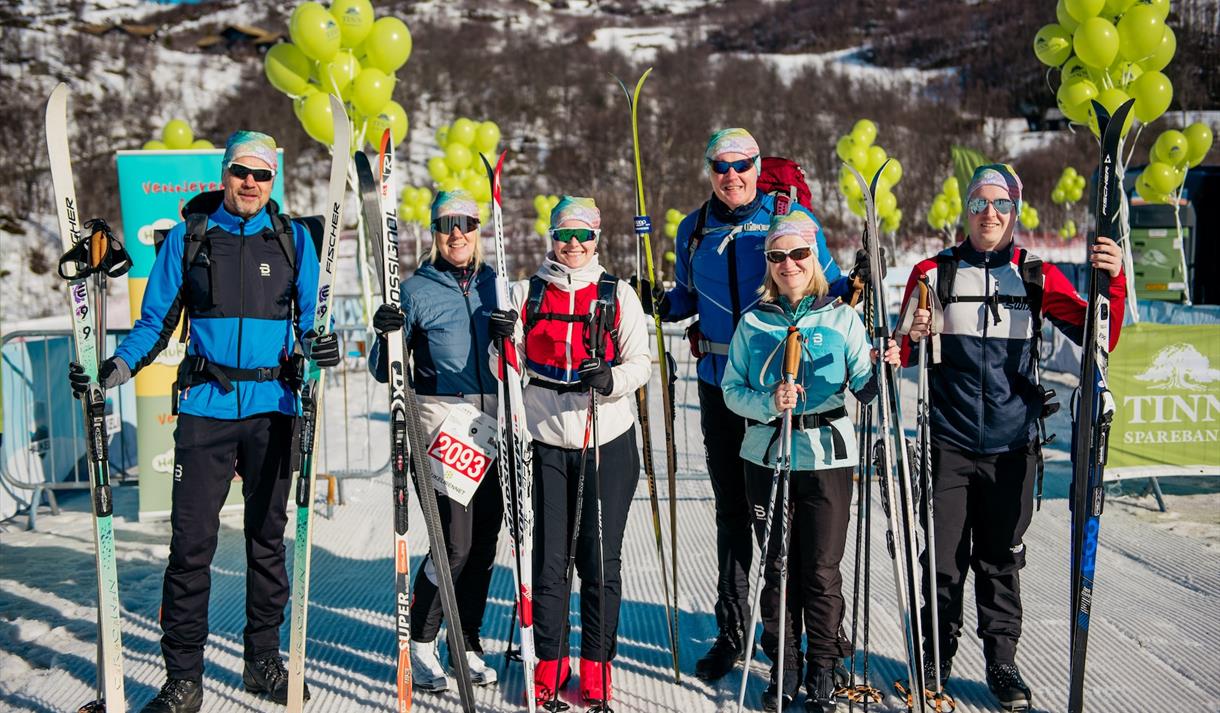 deltakere på Hauklirennet