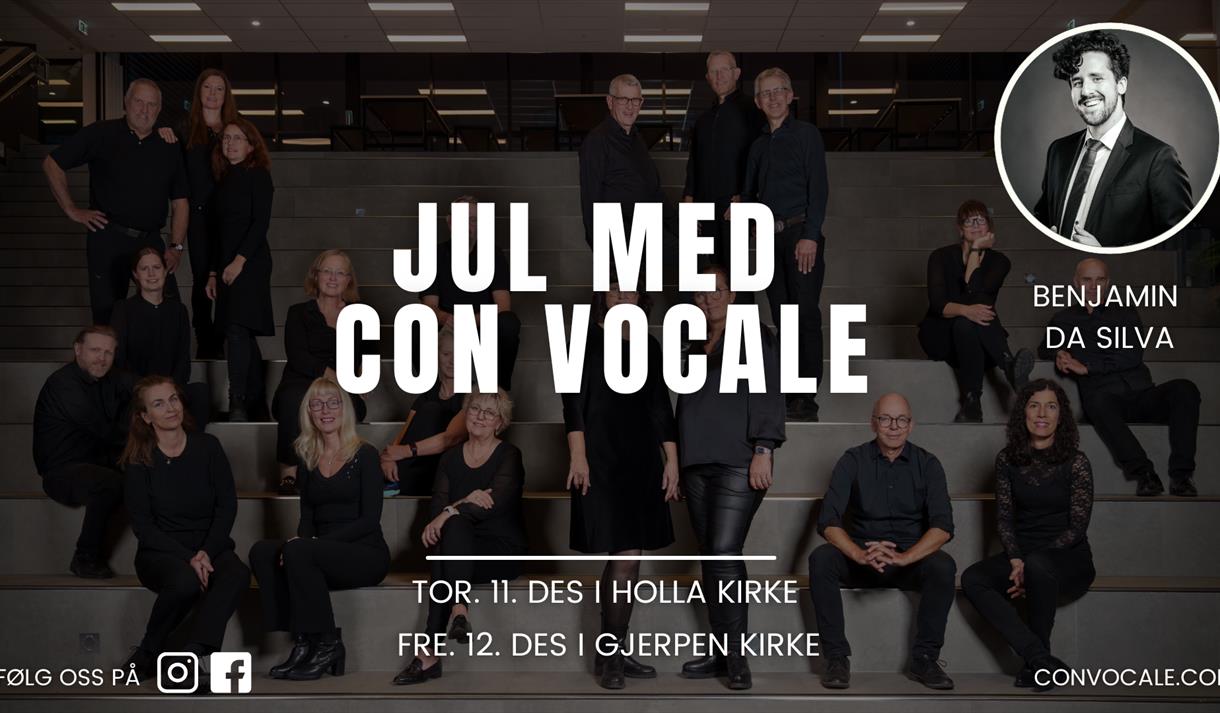 plakat til "Jul med Con Vocale"
