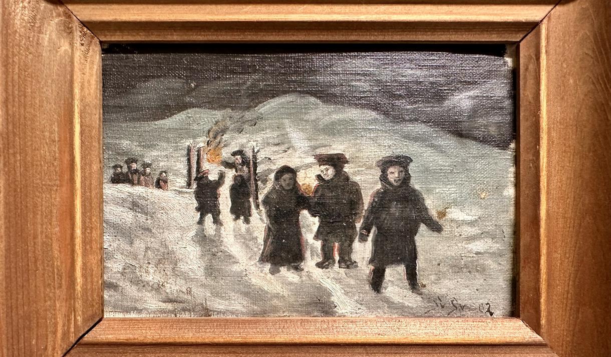 Lite måleri av Sveinung Svalastoga, Vest-Telemark museum