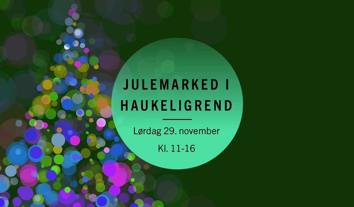 plakat til "julemarked i Haukeligrend"
