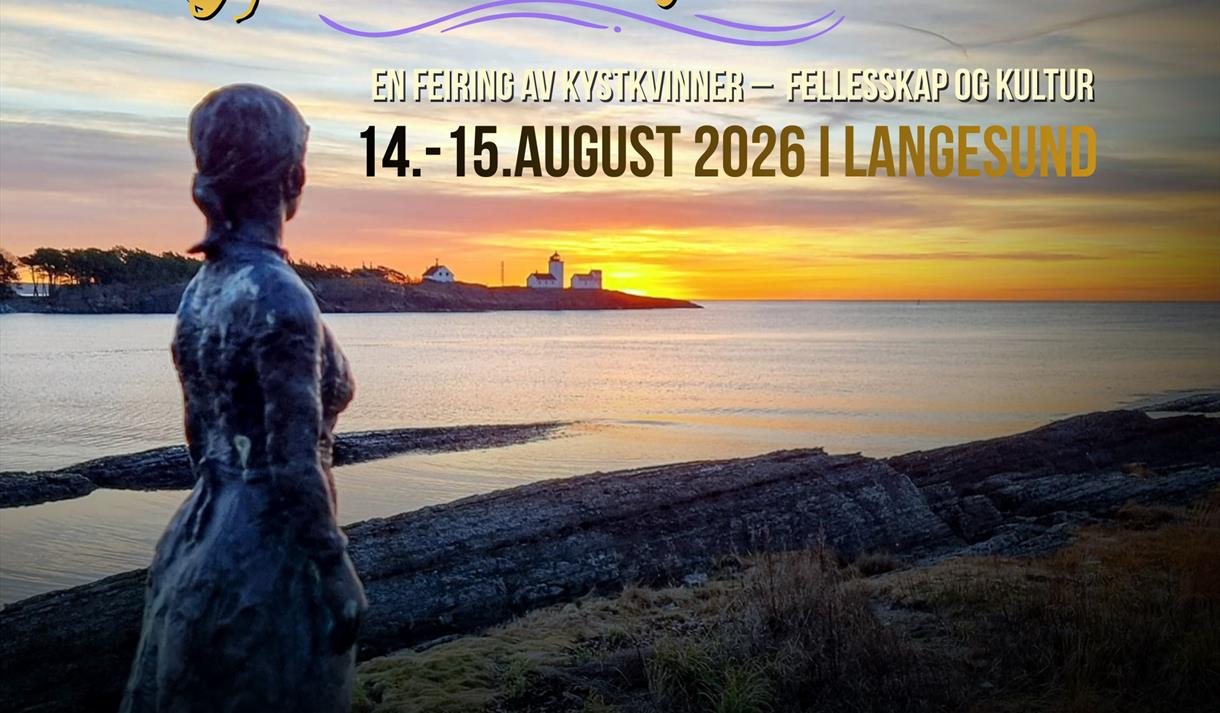 plakat med fyret i bakgrunnen