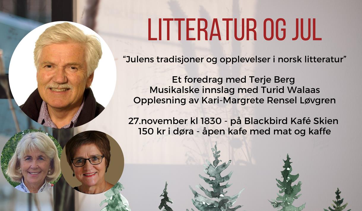 plakat til "Litteratur og jul"