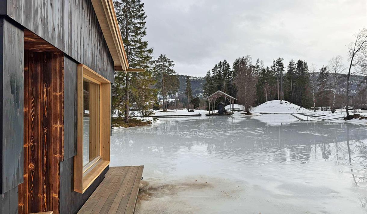 badstue skogens rom i Lunde