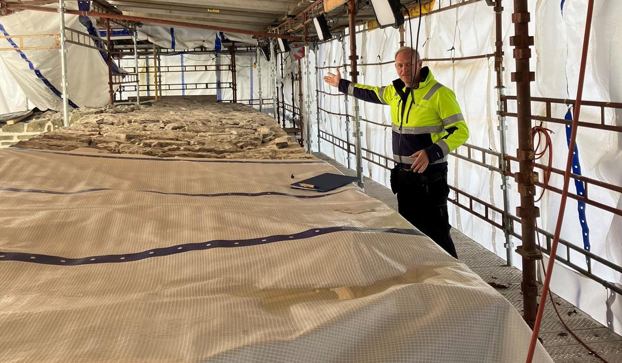 Kapitelberget kirkeruin konserveres