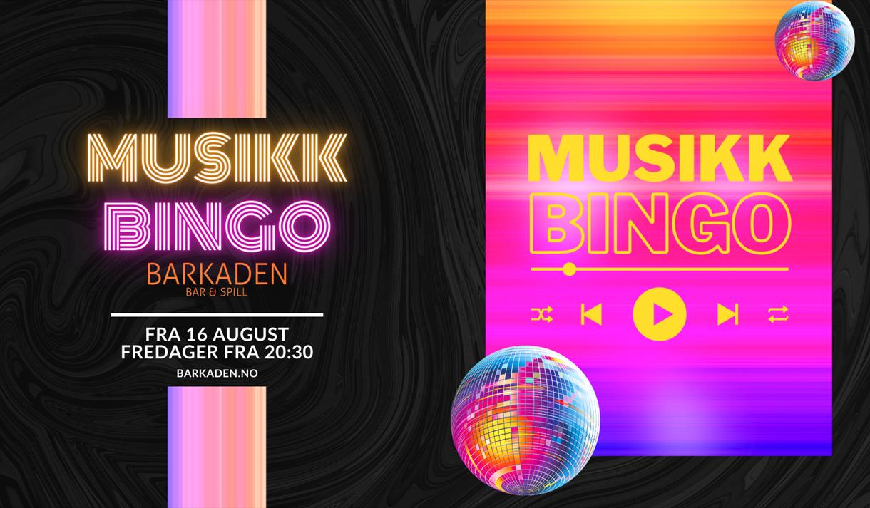 Musikkbingo på Barkaden hver fredag