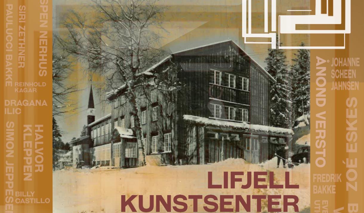 plakat Utstilling Lifjell kunstsenter