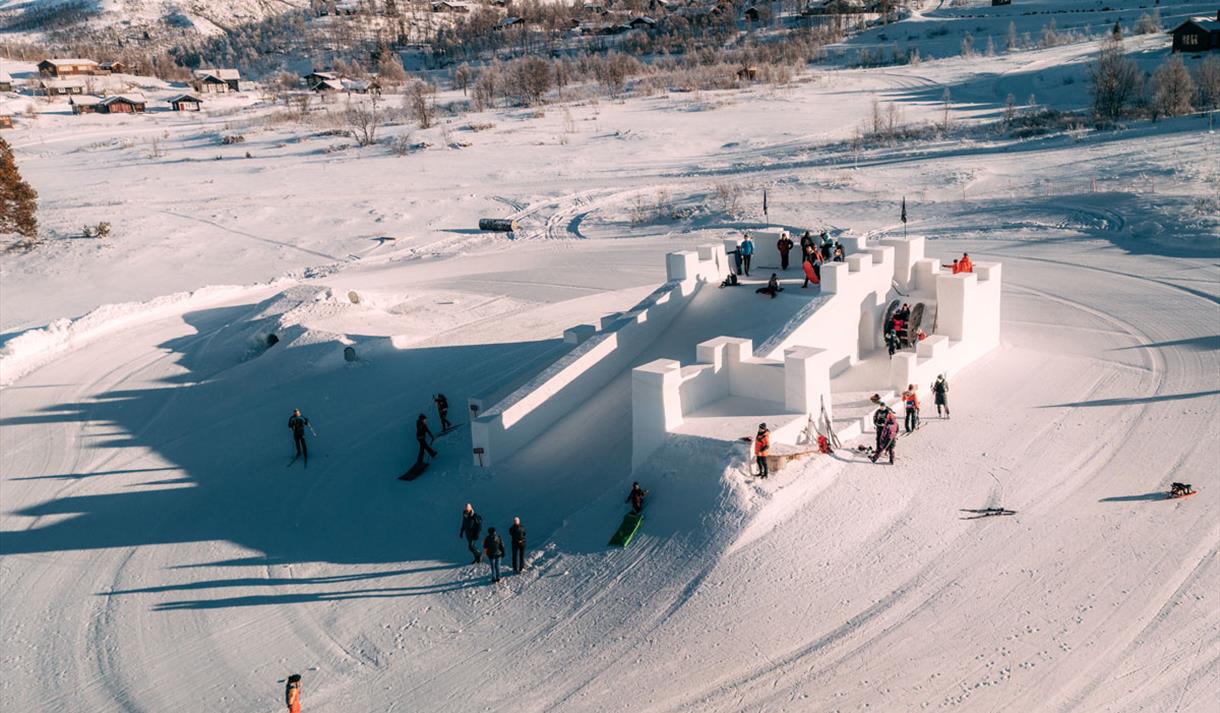 snøborgen på Rauland skisenter