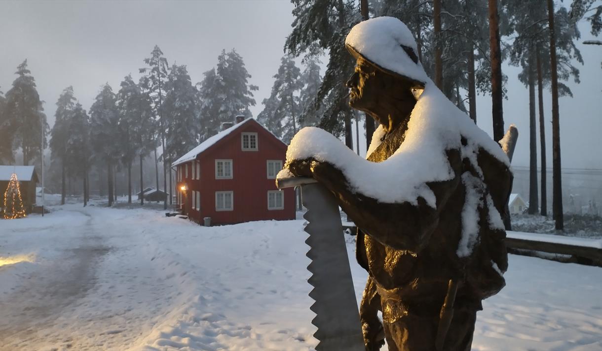 Skogsarbeideren klar for julemarked