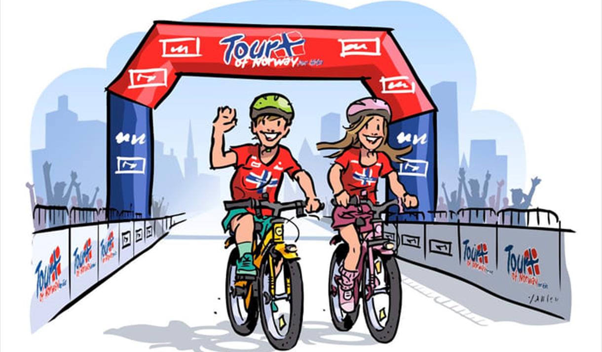 plakat "Tour of Norway for kids"