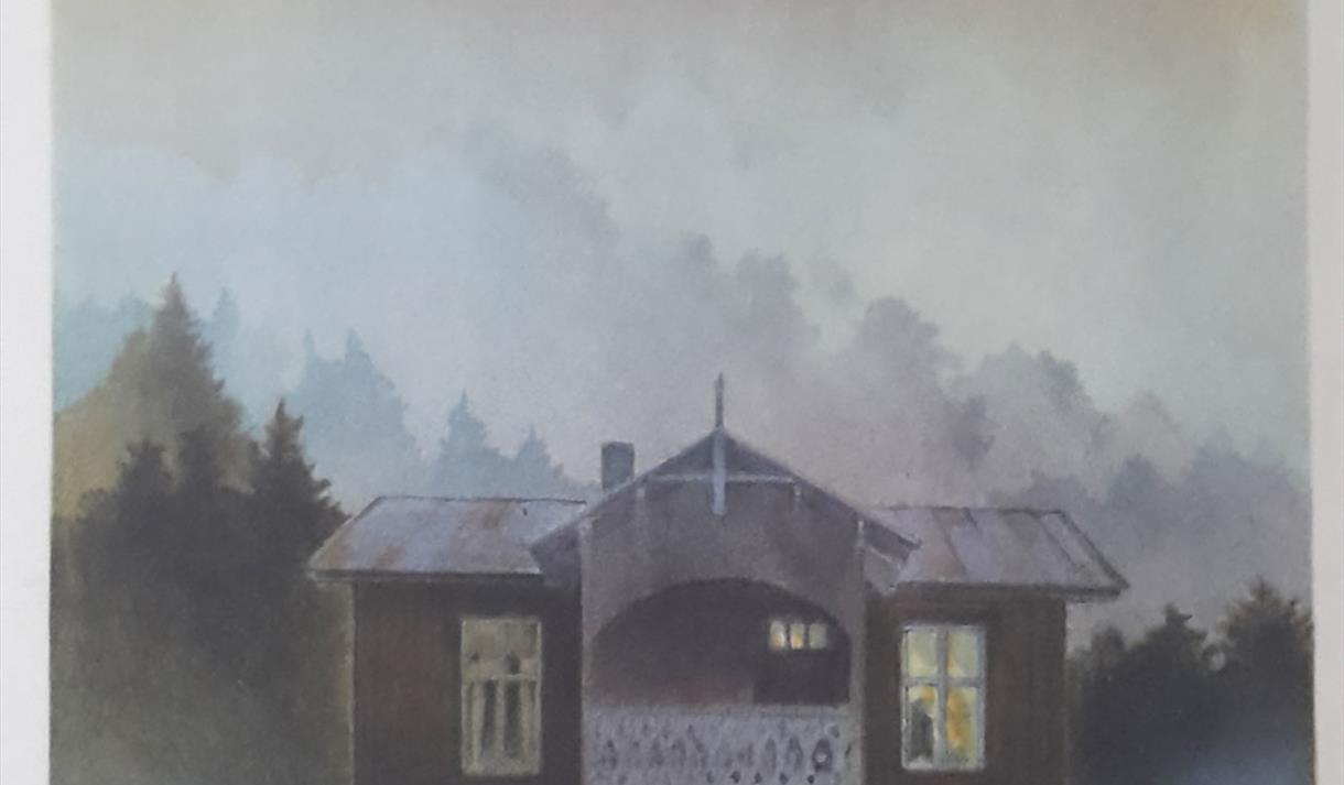 maleri av et hus