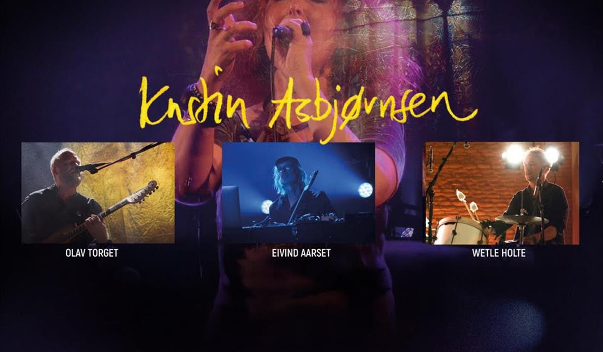 Kristin Asbjørnsen med musikere