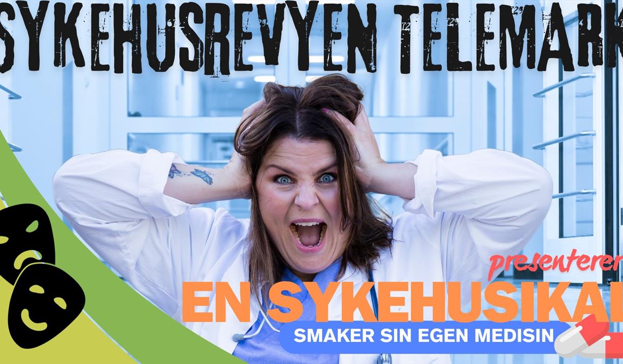 plakat til "Sykehusrevyen"