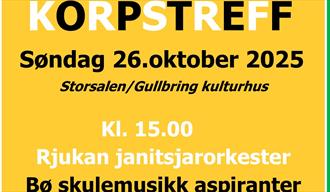 plakat til "Korpstreff"