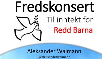 plakat til "Fredskonsert"
