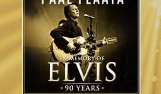 Plakat til "In Memory Of Elvis 90 Years"