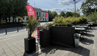 the terrace bar in Porsgrunn