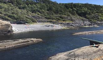 Steinvika bathing place