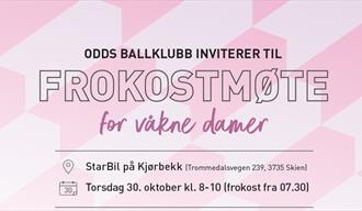 plakat til "frokostmøte"