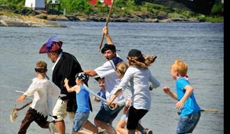 Piratshow på Langesund International Shanty Festival 2025 Piratshow 2025