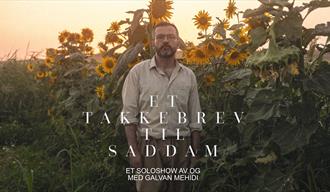 Plakat til "Et takkebrev til Saddam"