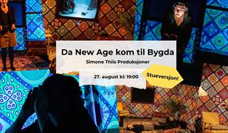 plakat til "Da New Age kom til Bygda"