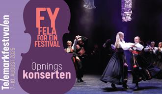 plakat til "Telemarkfestivalen 2025 | Opningskonserten"