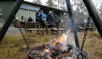 Turisthytta på Jambakkmyra.