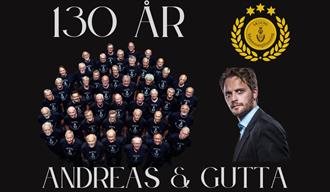 plakat "130 år Andreas og gutta"