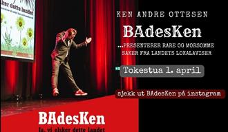 Badesken ja vi elsker dette landet plakat