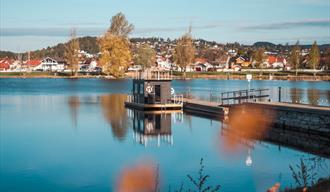 Sauna Boat Frank in the spring