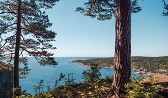 Hiking along the Coastal path : Rognstranda - Åby