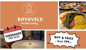 Bifftilbud hver torsdag på Lille Ludvig!