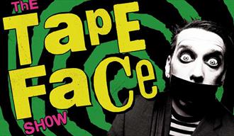 plakat til "The Tape face show"
