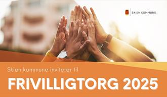 plakat til "Frivilligtorg 2025"