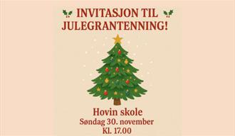 Julegrantenning i Hovin