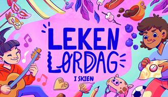 Leken lørdag plakat
