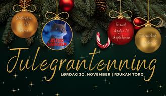 Julegrantenning på Rjukan torg