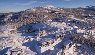 overview of the cabins at Gaustatoppen booking